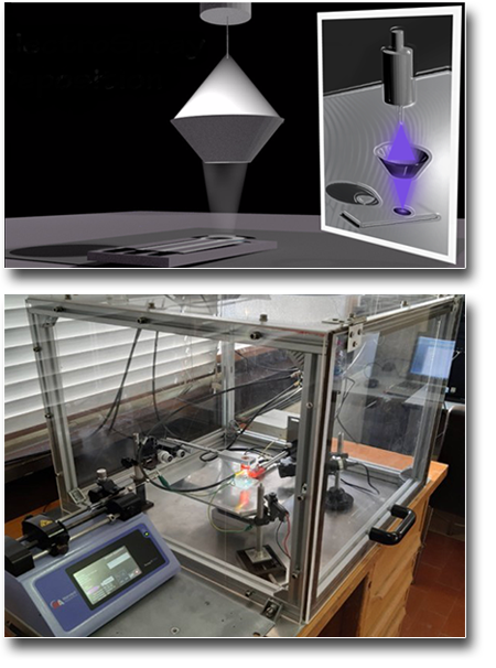 Deposizione mediante tecnica di ionizzazione elettrospray