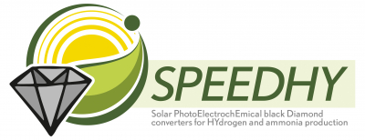 SPEEDHY - Solar PhotoElectrochEmical black Diamond converters for hydrogen and ammonia production