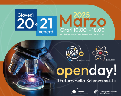 Open Day! Il futuro della Scienza sei tu (20-21 marzo)