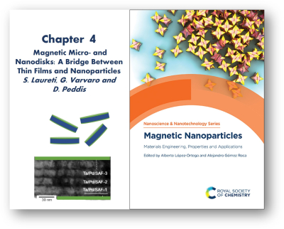 Magnetic Micro- and Nanodisks: A Bridge Between Thin Films and Nanoparticles – The contribution to the nM2-Lab of CNR-ISM to the new e-book Magnetic Nanoparticles: Materials Engineering, Properties and Applications.