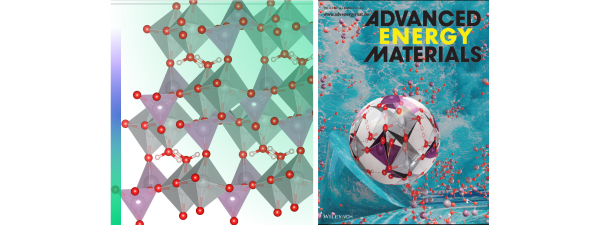 Atomic structure of the nickel molybdate micro-rods and cover page of the article