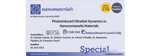 Special Issue “Photoinduced Ultrafast Dynamics in Nanocomposite Materials” di Nanomaterials