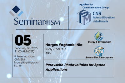 Perovskite Photovoltaics for Space Applications